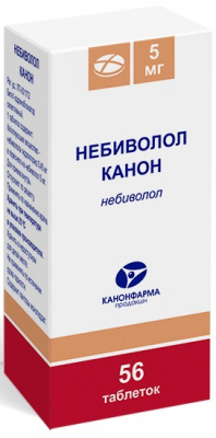 Небиволол-канон таб. 5мг №56