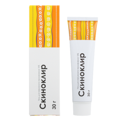 СКИНОКЛИР 15% 30г гель для наружного применения