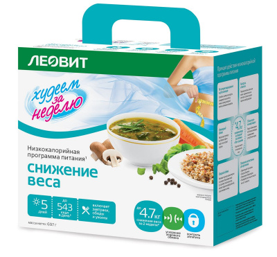 Леовит БиоСлимика Традиционное меню с мясом комплексная программа сбалансированного питания 2 этап 718 г