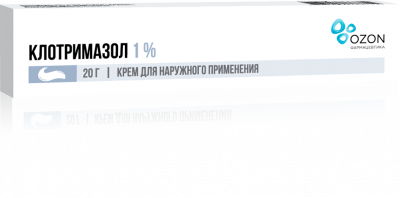 Клотримазол крем 1% 20г №1