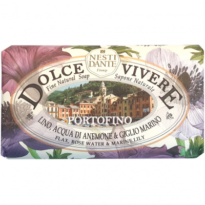 Нести данте dolce vivere мыло портофино 250г розов вода-ледян лилия