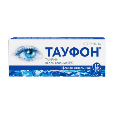 Тауфон капли гл. 4% 10мл №1