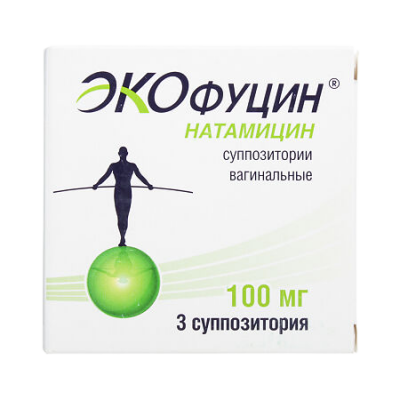 Экофуцин супп. ваг. 100мг №3