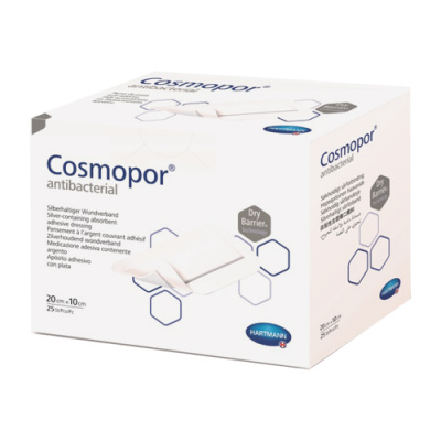 Повязка Космопор/cosmopor антибактериал с серебром 20 х 10см №25