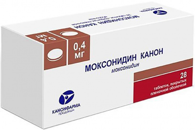 Моксонидин Канон таб. п.п.о. 0,4мг №60