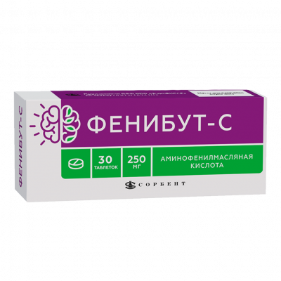 Фенибут таб. 250мг №30