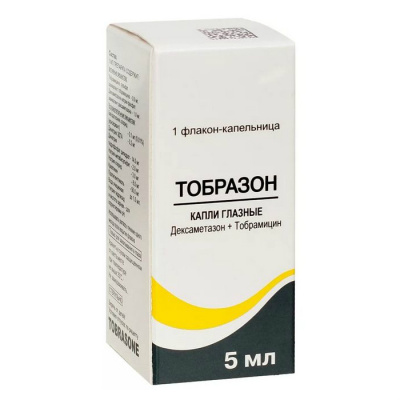 Тобразон 5 мл капли глазные