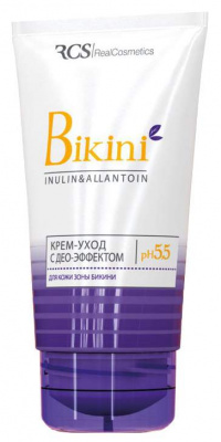 RCS/реал косметик bikini крем-уход интимный с дезодорирующим эффектом д/кожи зоны бикини 50мл