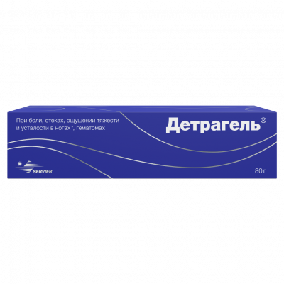 Детрагель гель д/наружн. прим. 80г