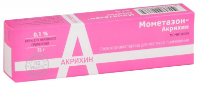 Мометазон-Акрихин 0,1% 15 г крем для наружного применения
