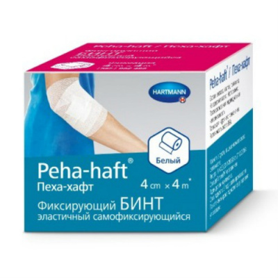 Бинт Пеха-хафт латекс фри самофиксир когезивный 4мх4см №1  (9324411)
