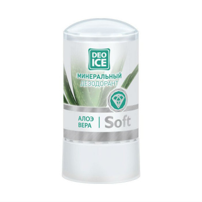 Деоайс deoice soft дезодорант минеральный алоэ 60г
