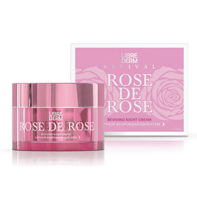 Либридерм rose de rose крем ночной возрождающий насыщенный 50мл