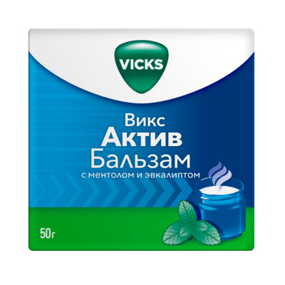 Викс Актив Ментол-эвкалипт 50 г бальзам