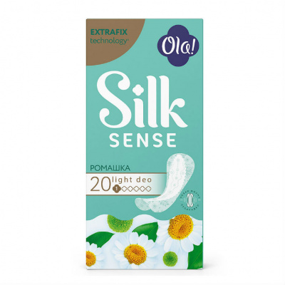 Прокладки ежеднев Ола silk sense light deo стринг-мультиформ ромашка №20