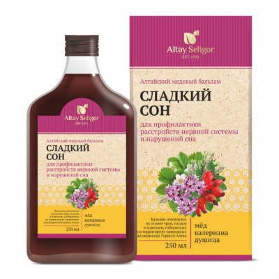 Бальзам медовый сладкий сон 250мл