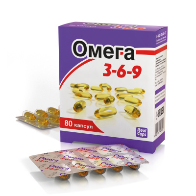 ОМЕГА-3 капс. 1000мг (1,4г) N80
