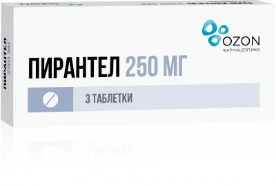 Пирантел 250 мг N3 таблетки