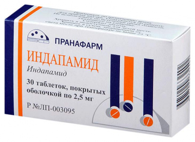 Индапамид таб. п.о 2,5мг №30