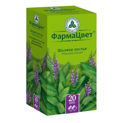 Шалфей листья 1,5 г N20 фильтр-пакеты