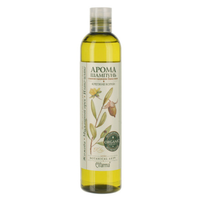 Эльфарма Арома-шампунь Крепкие корни Иланг-иланг/Мускатный орех/Жожоба  для поврежденных волос 350 мл