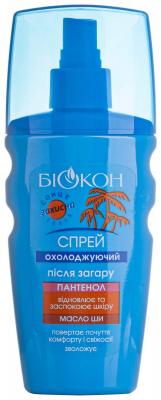 Биокон солнцезащитная серия спрей охлаждающий п/загара 160мл
