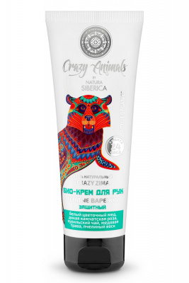 Крейзи энималс crazy animals крем-био д/рук теплые варежки 75мл