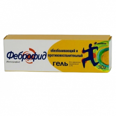 Феброфид гель 2,5% 30г