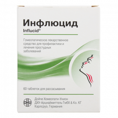 ИНФЛЮЦИД N60 таблетки для рассасывания