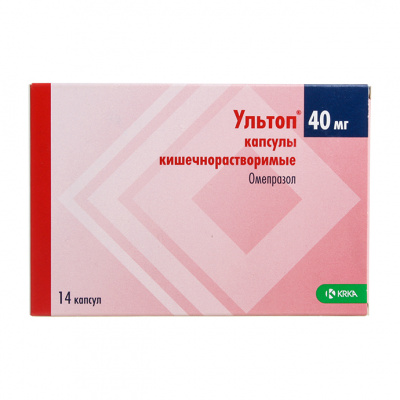 Ультоп 40 мг N14 капсулы