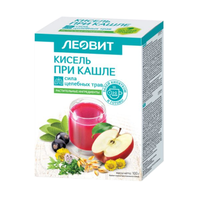 Леовит БиоИнновации Кисель при Кашле 20 г N5 пакеты