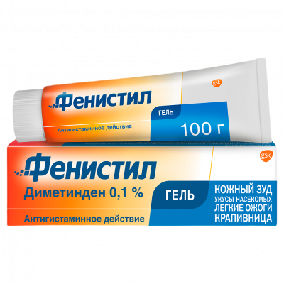Фенистил 0,1% 100 г гель для наружного применения