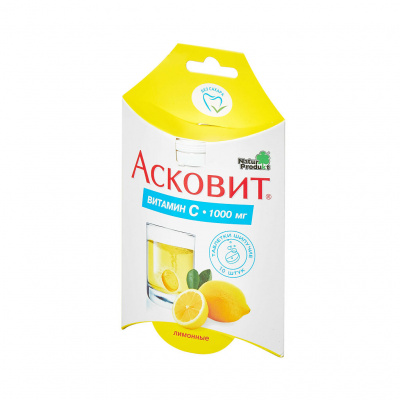 Асковит таб. шип. лимон 1г №10