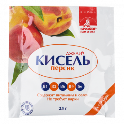 Джели+ кисель персик 25г