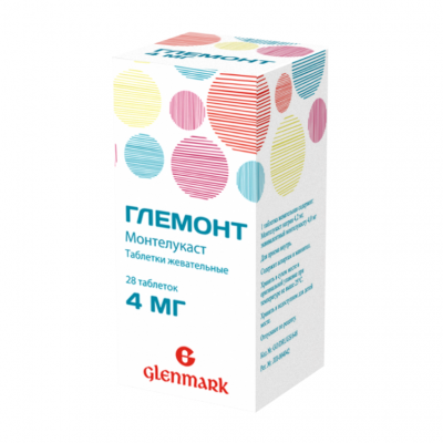 Глемонт таб. жев. 4мг №28