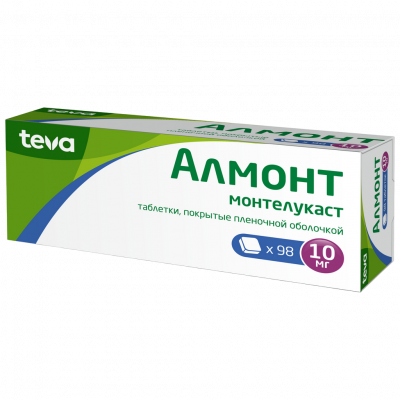 Алмонт 10 мг N98 таблетки