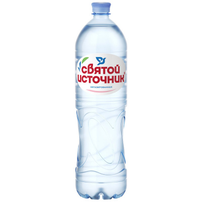 Вода минеральная Святой источник 1,5л  (б/газ)