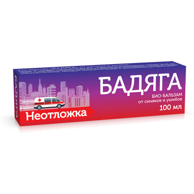 Неотложка бадяга био-бальзам д/тела 100мл