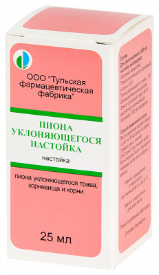 Пион уклоняющийся настойка 25мл