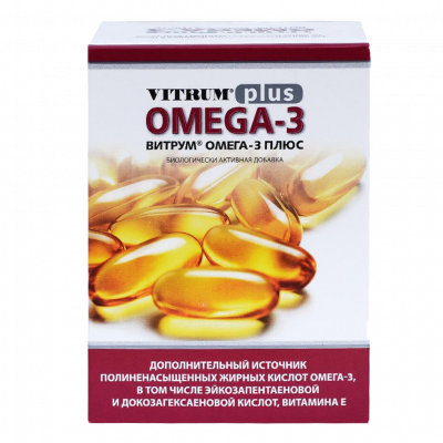 ВИТРУМ ОМЕГА-3 ПЛЮС таб. N60