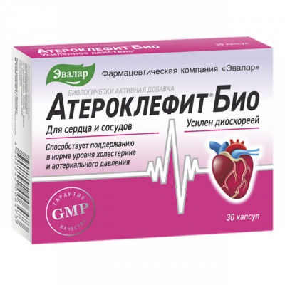 Атероклефит БИО 250 мг N30 капсулы