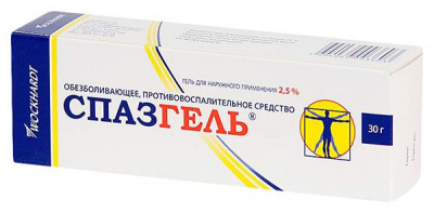 Спазгель гель 2,5% 30г №1