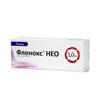 Фленокс нео р-р д/ин. 10тыс.анти-Ха МЕ/мл 1мл №2