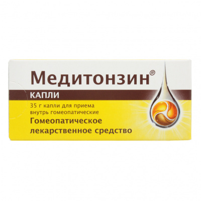 Медитонзин капли гомеопат 35мг 70мл