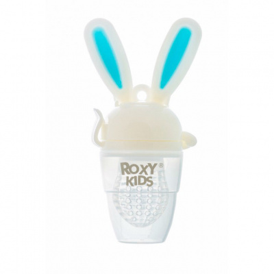 Рокси-кидс/roxy-kids ниблер д/прикорма силикон bunny twist голубой  (rfn-005)