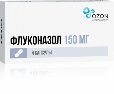 Флуконазол 150 мг N4 капсулы