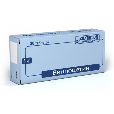 Винпоцетин-Алси таб. 5мг №30
