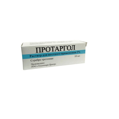 Протаргол р-р местн. 2% 10мл