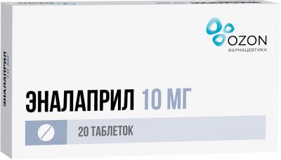 Эналаприл таб. 10мг №20