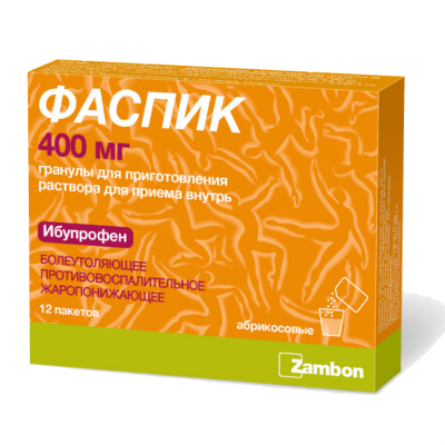 Фаспик Абрикос 400 мг 3 г N12 гранулы